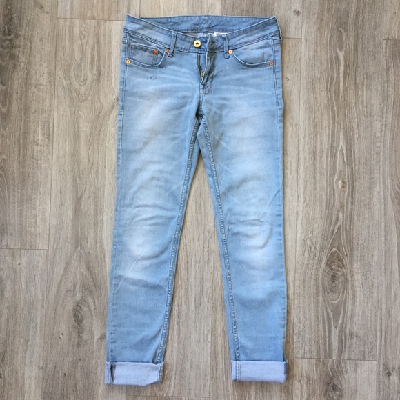 LIGHT WASHED SKINNY JEANS - Picture 2 of 4